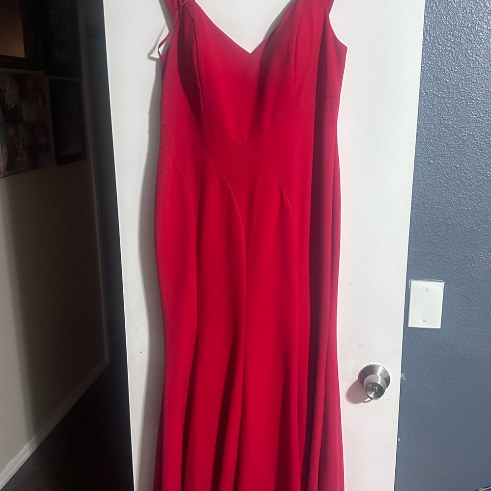 Elegant Red Bridesmaid Dress‎ Size 2x